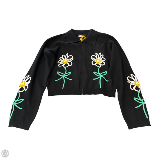 Sweater By Clothes Mentor In Black, Size: L