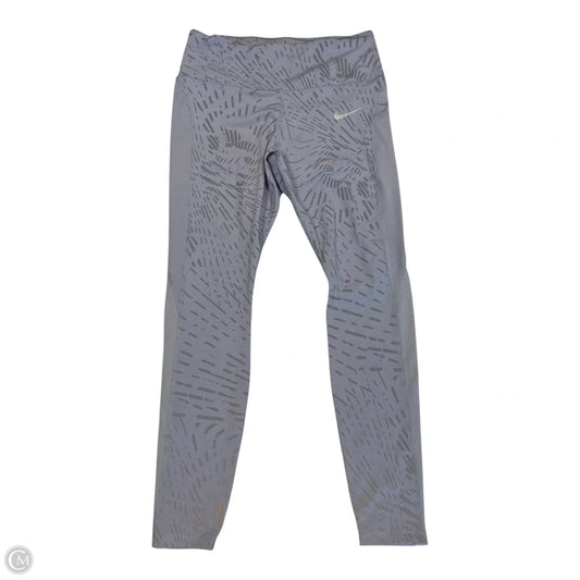 Athletic Leggings By Nike In Purple, Size: M