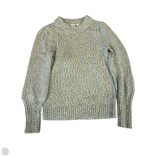 Sweater By Gap In Green & Purple, Size: Xs