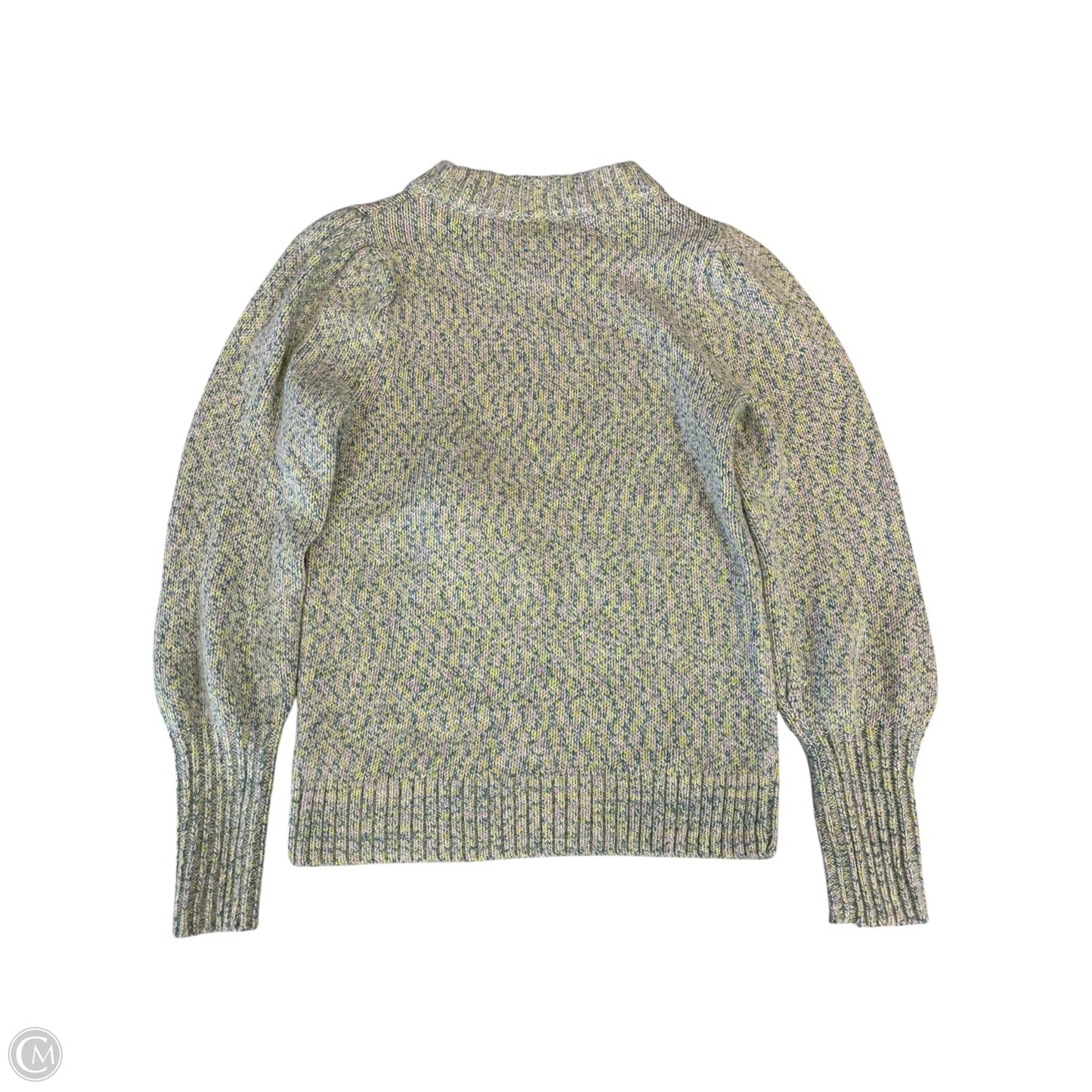 Sweater By Gap In Green & Purple, Size: Xs