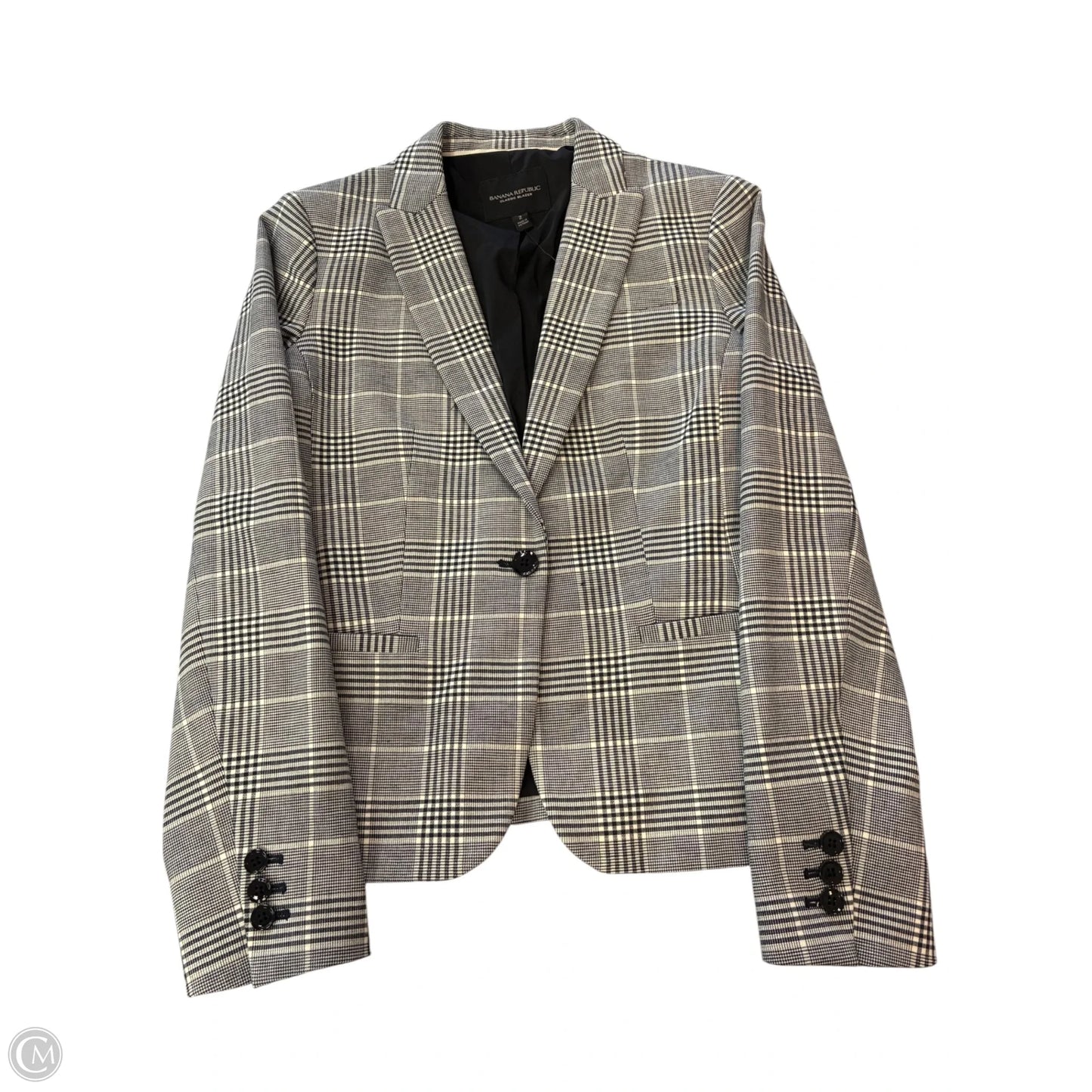 Blazer By Banana Republic In Grey, Size: Xs
