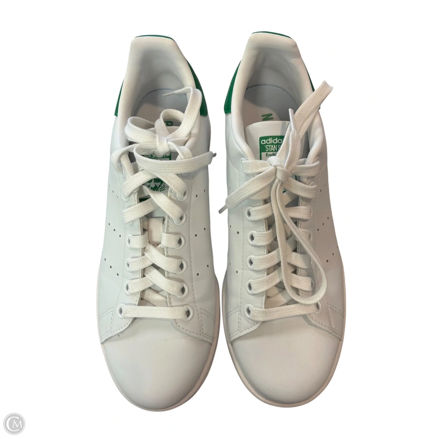 Shoes Sneakers By Adidas In Green & White, Size: 7