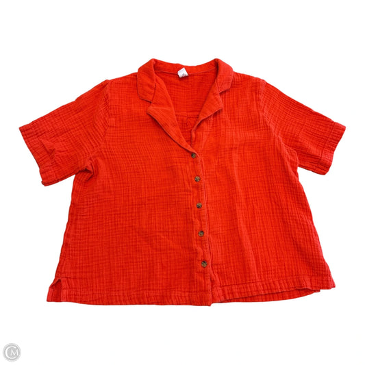 Top Short Sleeve By Old Navy In Orange, Size: Xs