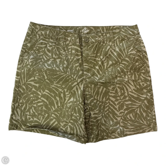 Shorts By St Johns Bay In Green, Size: 14