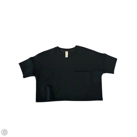 Top Short Sleeve By Spanx In Black, Size: S