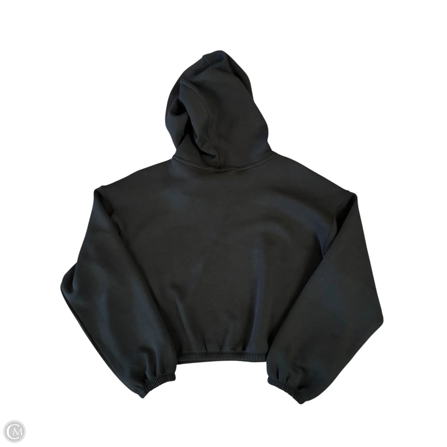 Sweatshirt Hoodie By Spanx In Black, Size: S