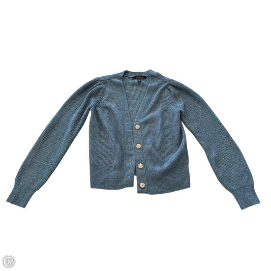 Sweater Cardigan By White House Black Market In Blue, Size: L