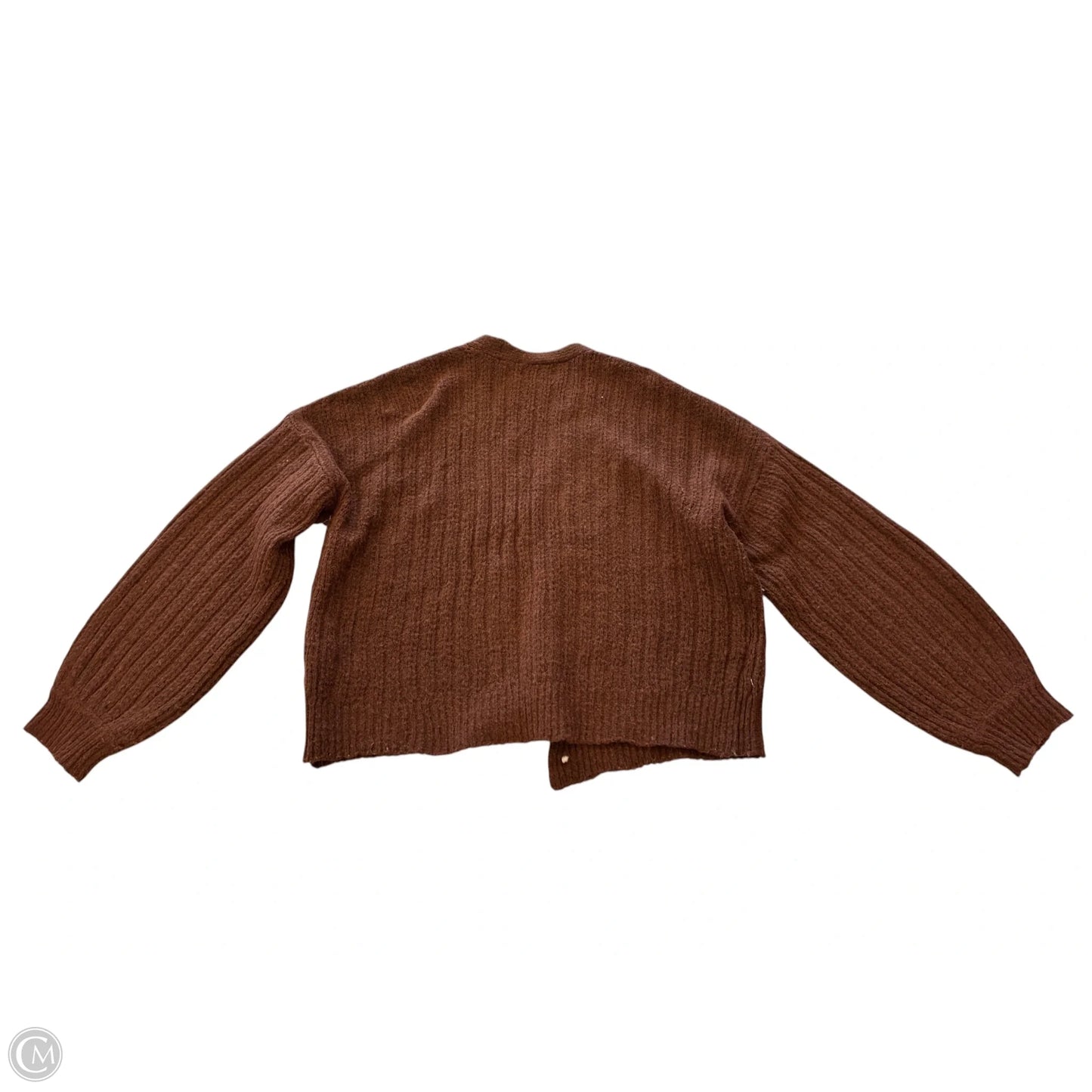 Sweater Cardigan By Clothes Mentor In Brown, Size: Xs