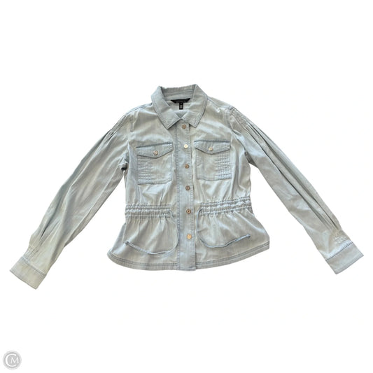 Jacket Denim By White House Black Market In Blue Denim, Size: L