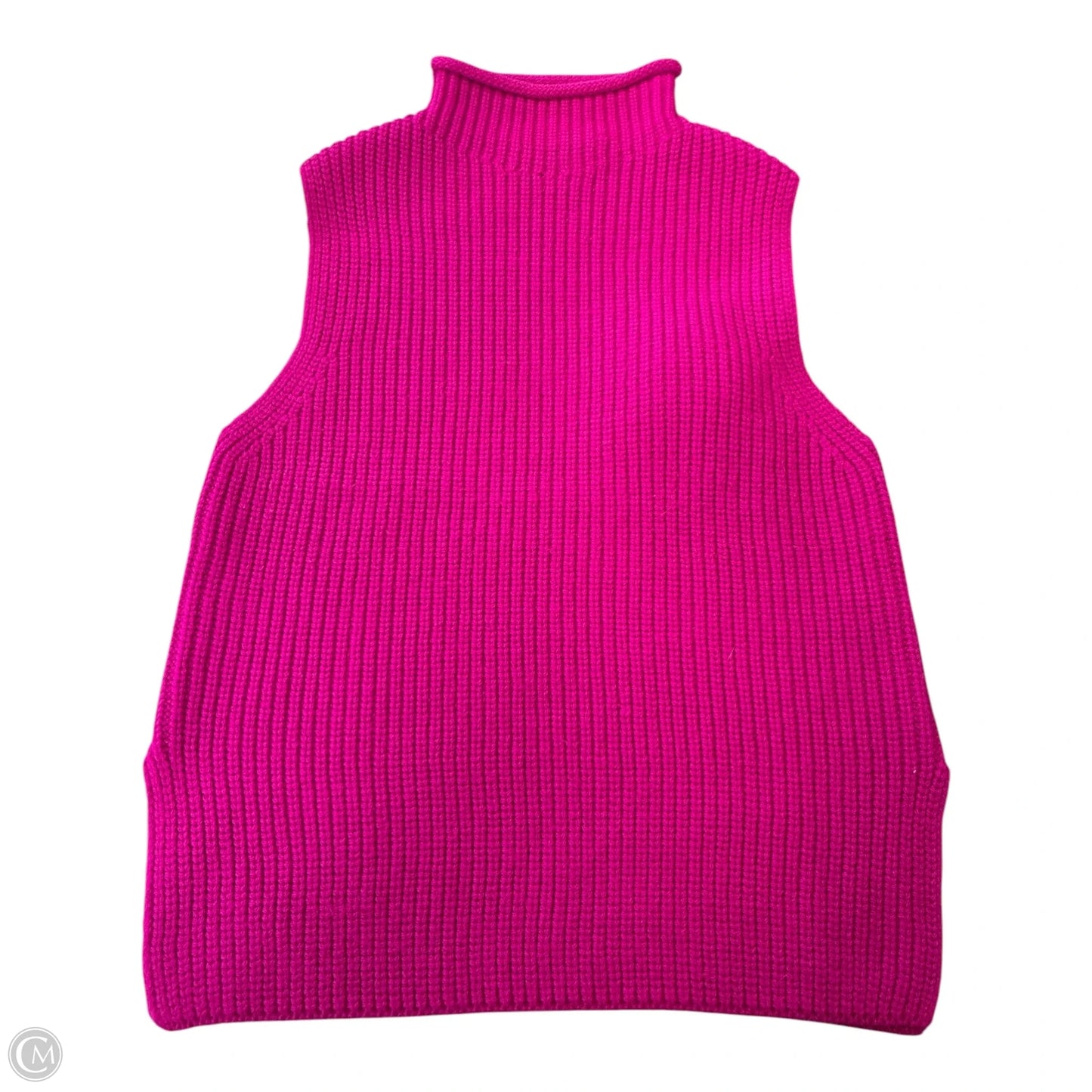 Vest Sweater By Zara In Pink, Size: S