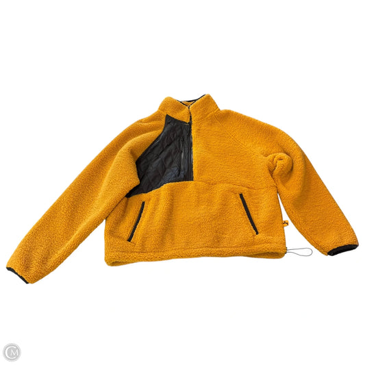 Jacket Faux Fur & Sherpa By Joy Lab In Yellow, Size: Xl