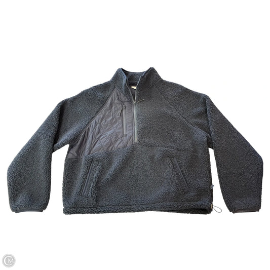Jacket Faux Fur & Sherpa By Joy Lab In Navy, Size: Xl