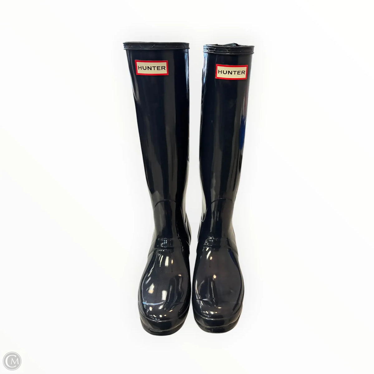 Boots Rain By Hunter In Navy, Size: 8