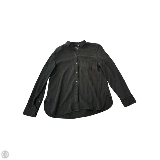 Top Long Sleeve By J. Crew In Black, Size: L