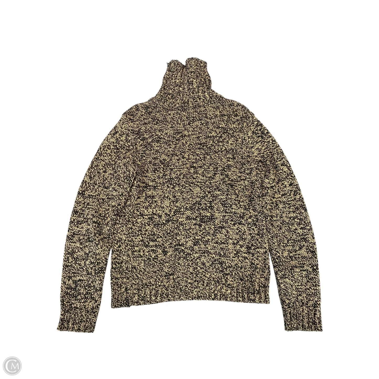 Sweater By American Living In Black & Tan, Size: L