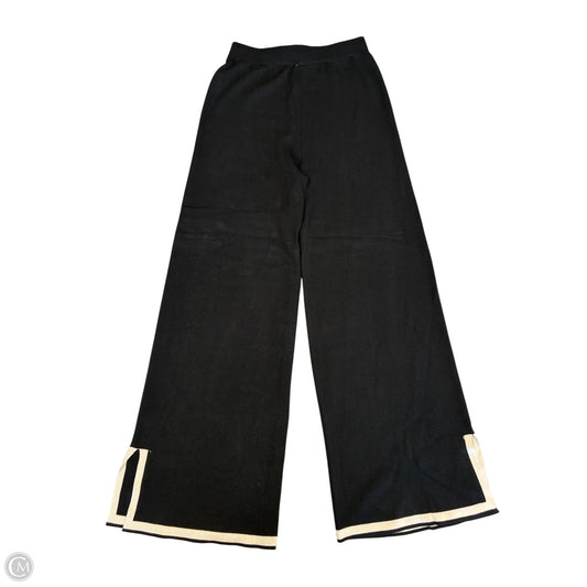 Pants Lounge By Cmf In Black & Cream, Size: 12