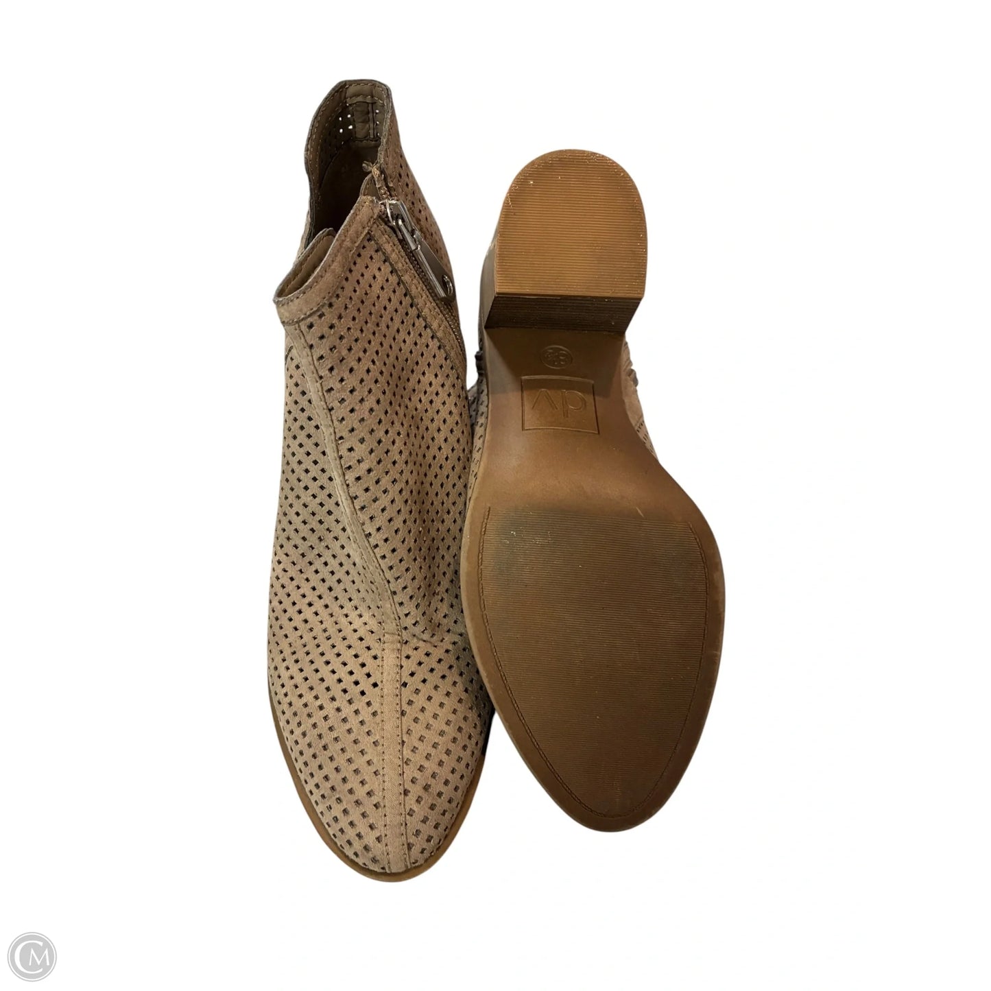 Boots Ankle Heels By Dolce Vita In Brown, Size: 8.5