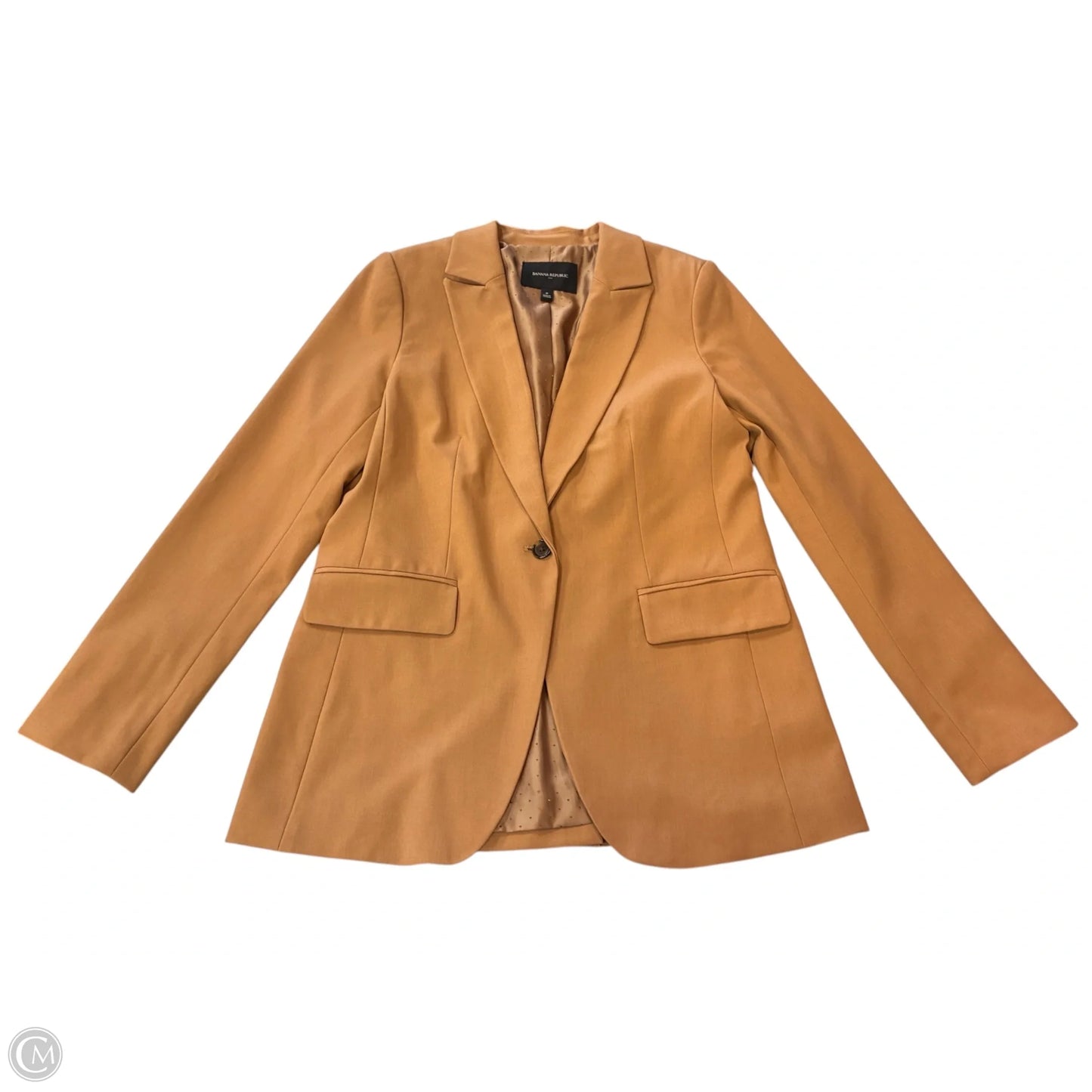Blazer By Banana Republic In Tan, Size: S