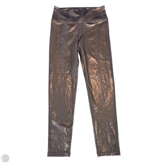 Athletic Leggings By Mono B In Grey, Size: L
