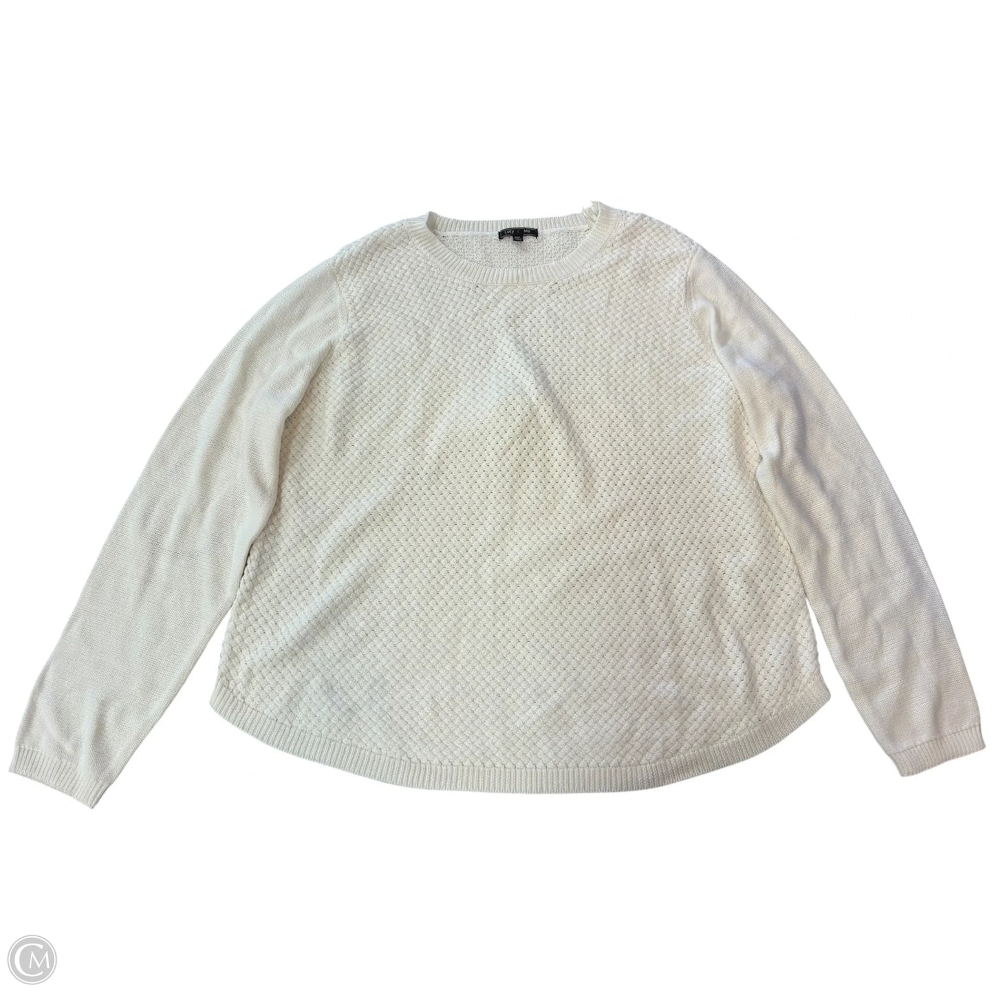 Sweater By Cmf In Ivory, Size: Xxl