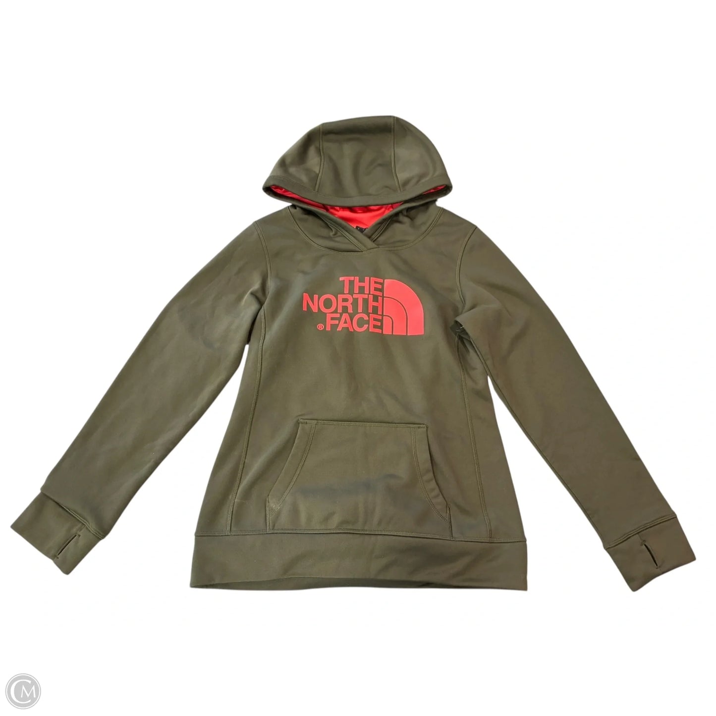 Sweatshirt Hoodie By The North Face In Green, Size: S
