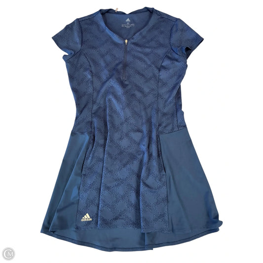 Athletic Dress By Adidas In Blue, Size: M