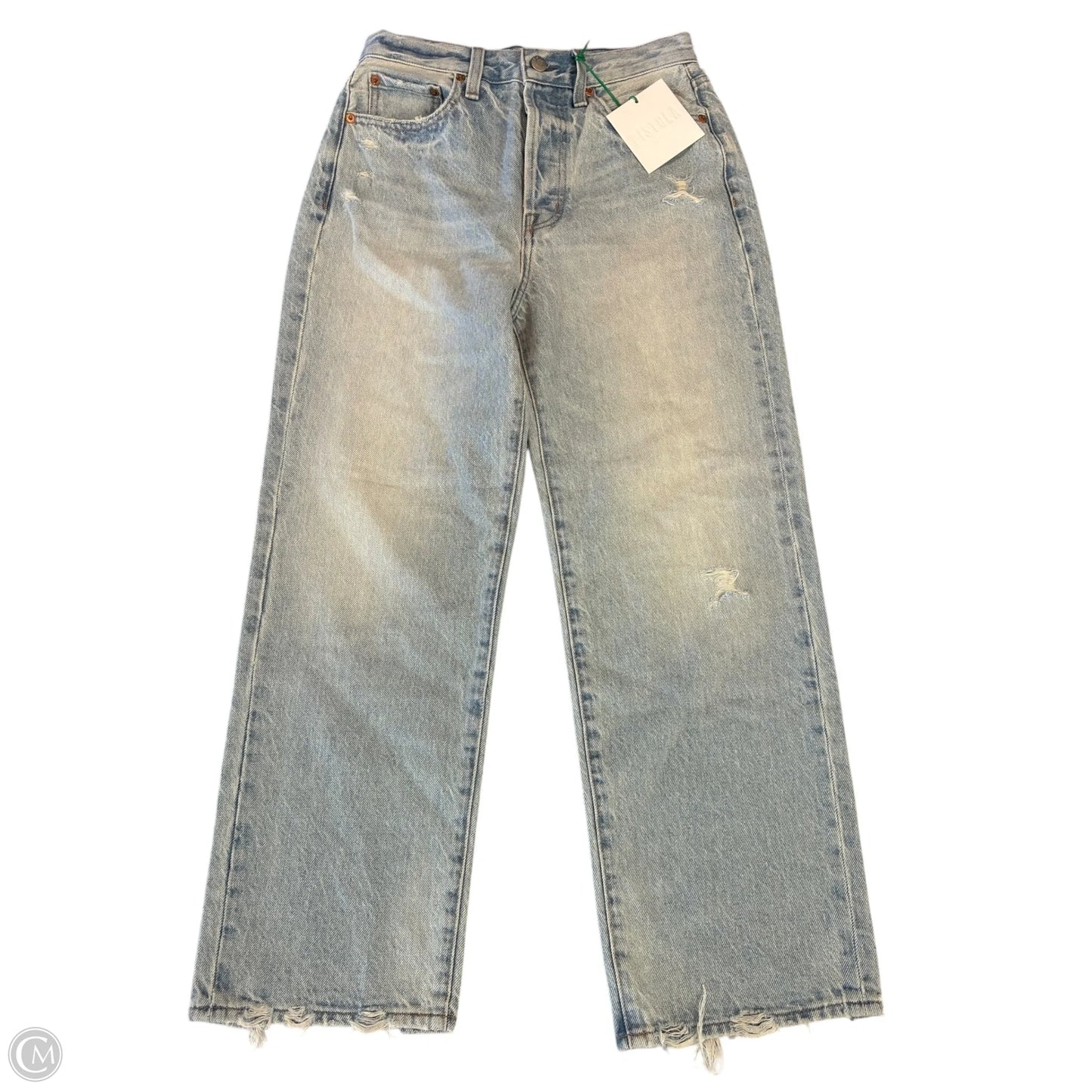 Jeans Straight By Pistola In Blue Denim, Size: 4
