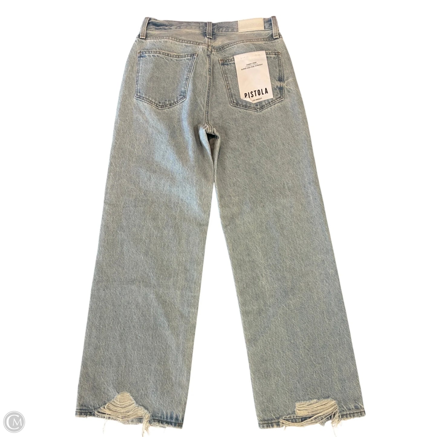 Jeans Straight By Pistola In Blue Denim, Size: 4