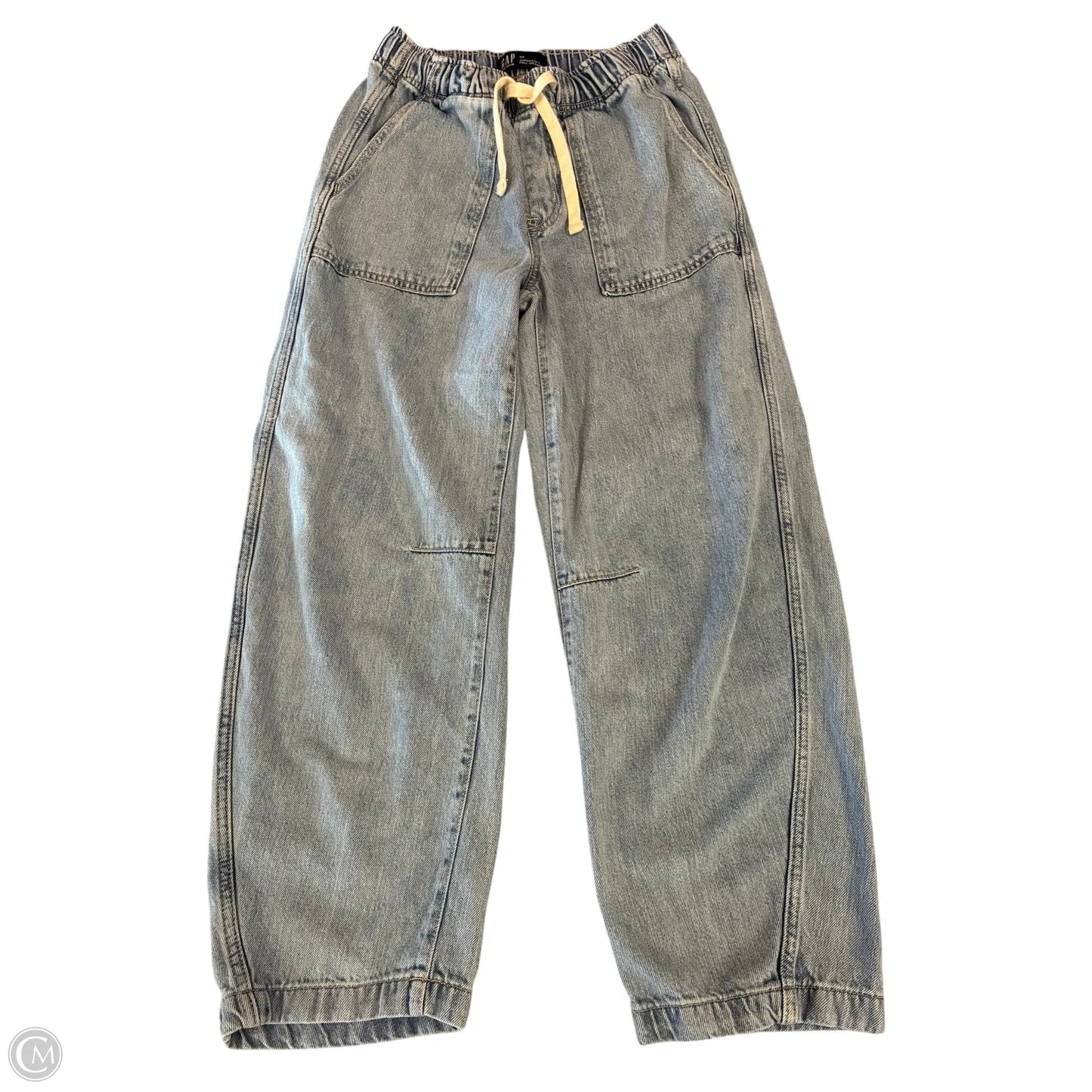 Jeans Straight By Gap In Blue Denim, Size: 2