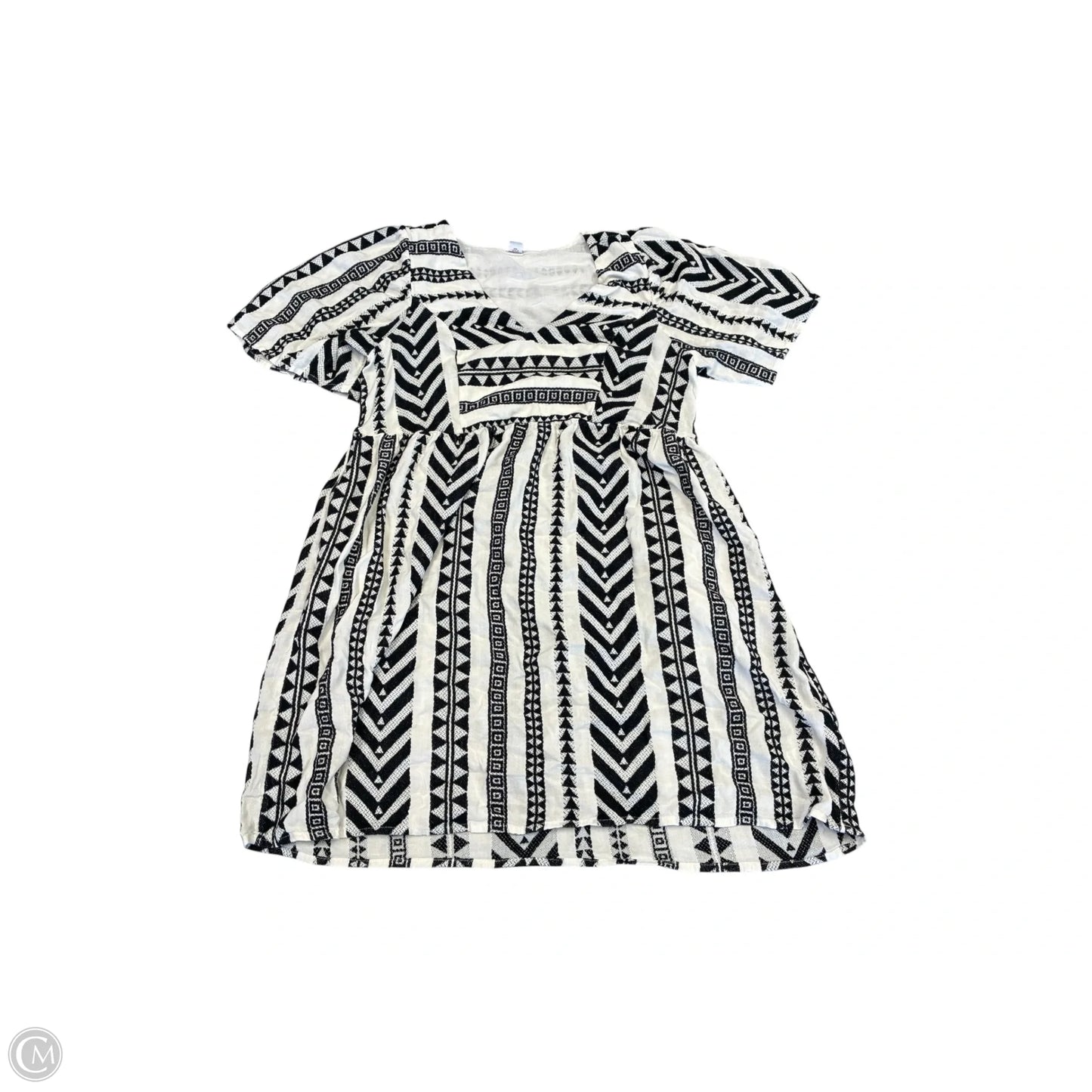Dress Casual Short By Old Navy In Black & White, Size: M