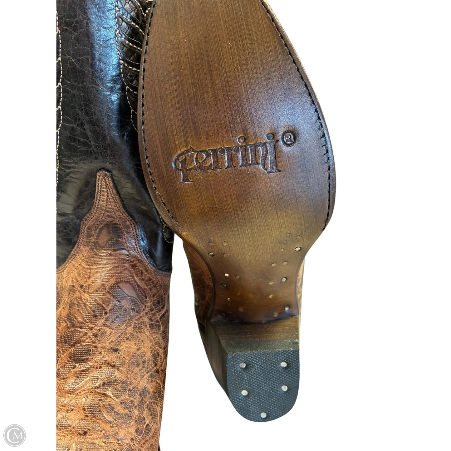 Boots Western By Cmc In Brown & Tan, Size: 8