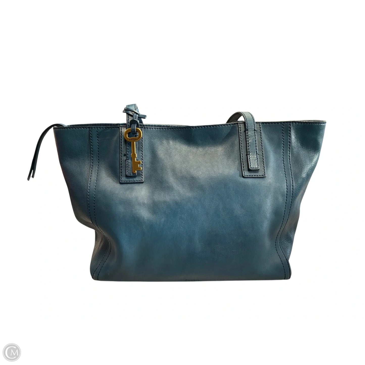 Tote Leather By Fossil, Size: Medium