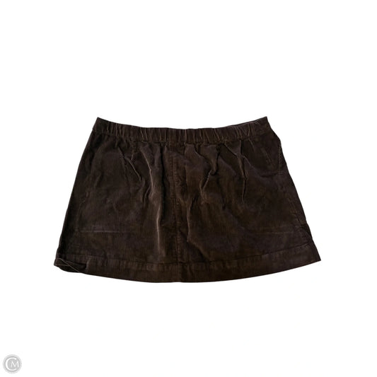 Skirt Mini & Short By Old Navy In Brown, Size: 22