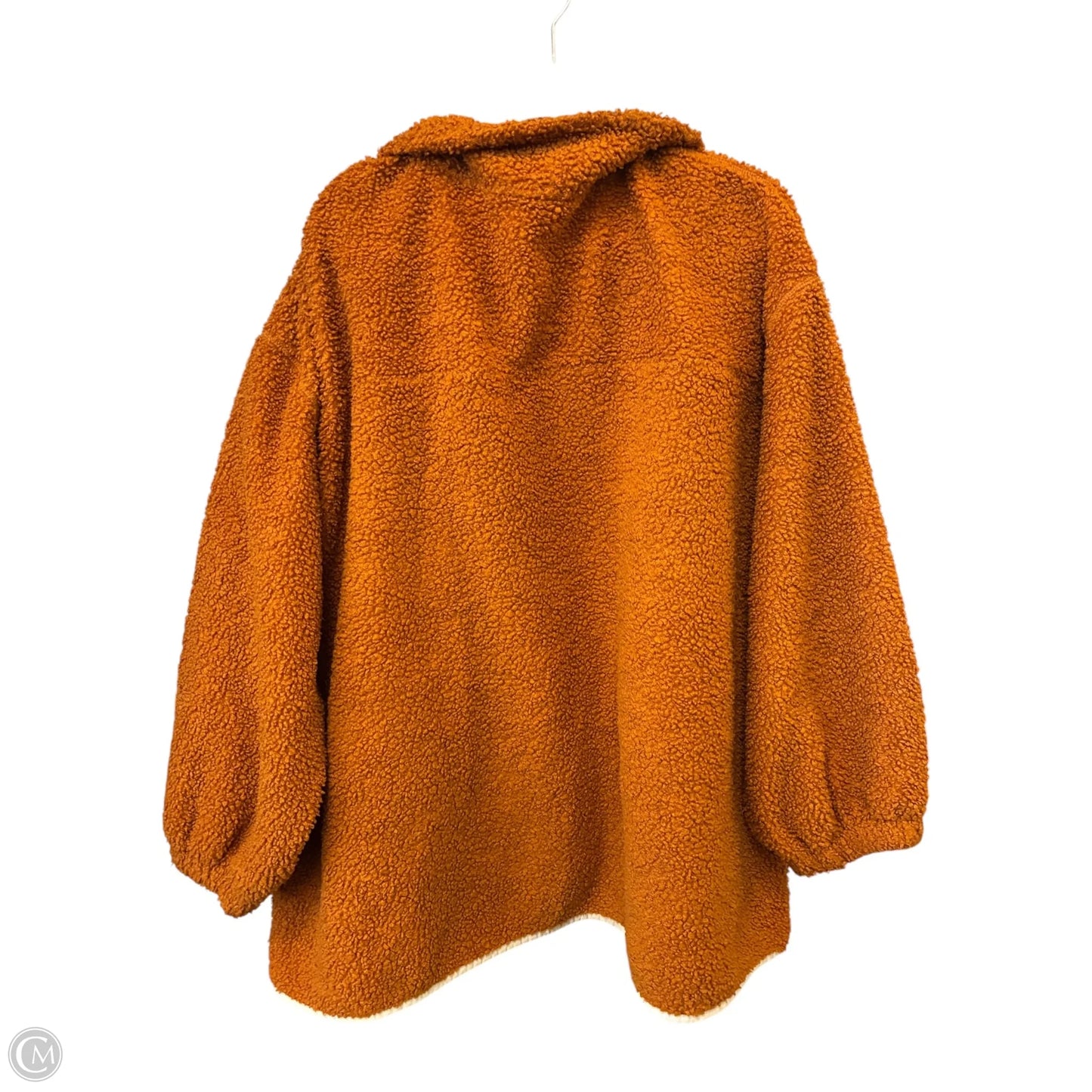 Jacket Faux Fur & Sherpa By Universal Thread In Orange, Size: 3x
