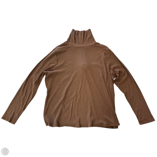Top Long Sleeve By Old Navy In Brown, Size: 3x