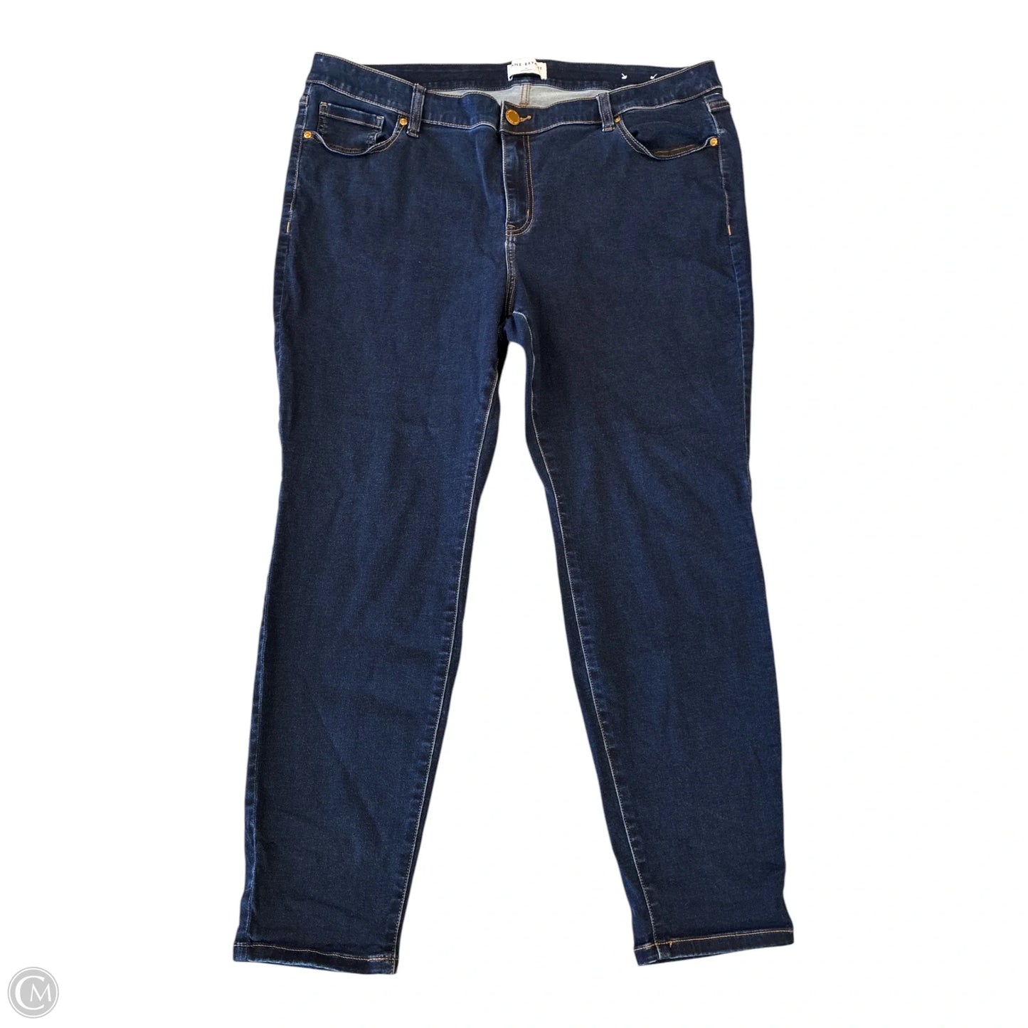 Jeans Skinny By Lane Bryant In Blue Denim, Size: 22