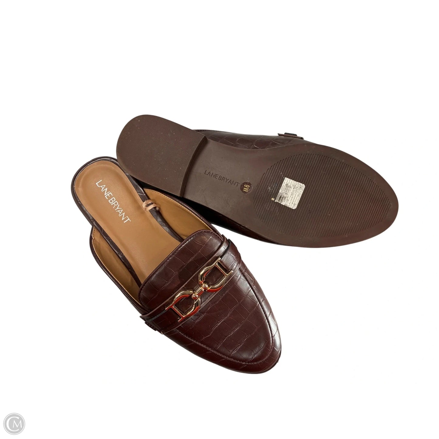 Shoes Flats By Lane Bryant In Brown, Size: 9