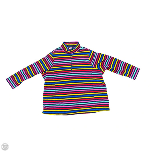 Jacket Fleece By Lands End In Multi-colored, Size: 3x