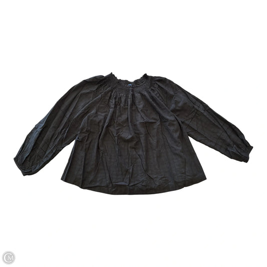 Blouse Long Sleeve By Old Navy In Black, Size: 2x
