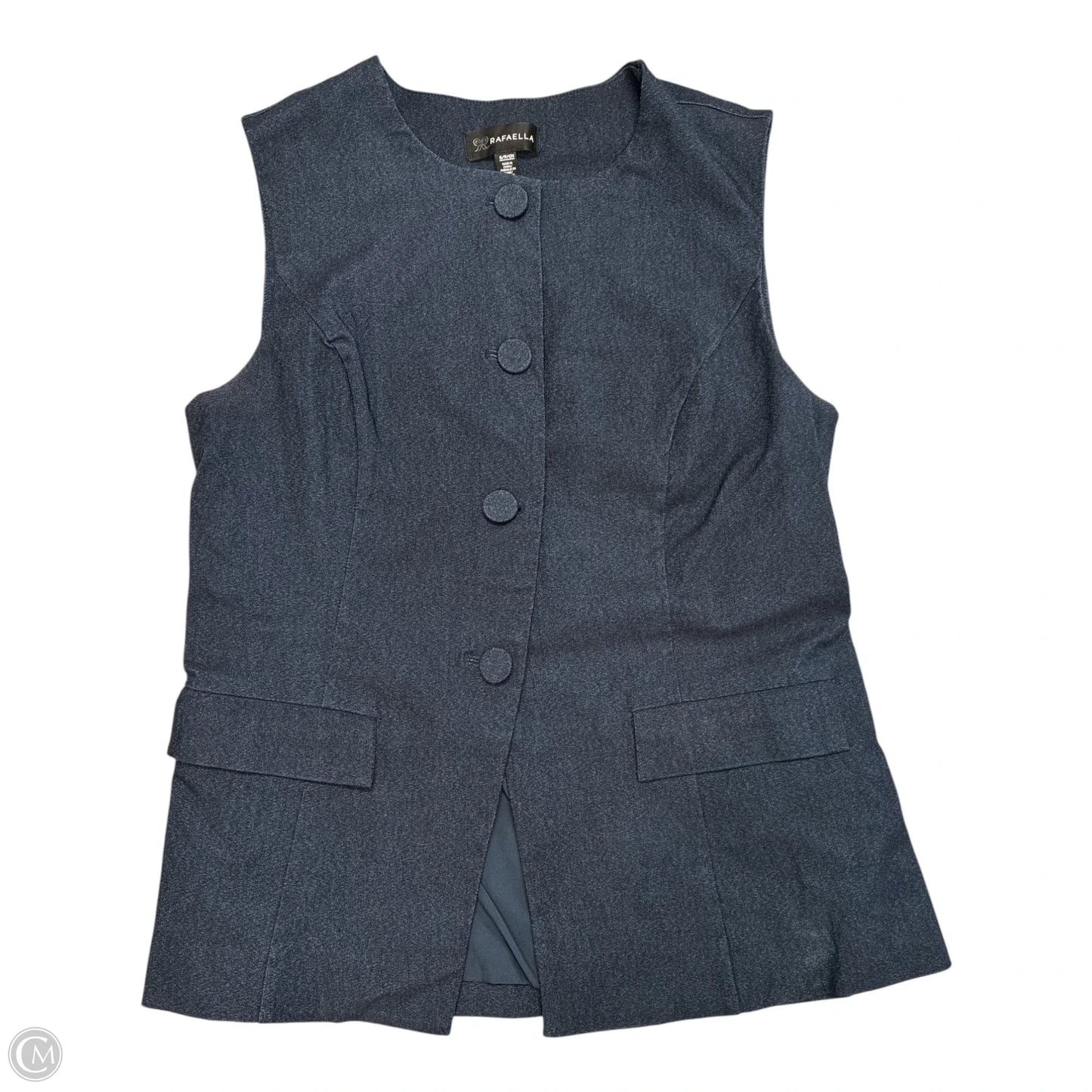 Vest Other By Rafaella In Blue Denim, Size: S
