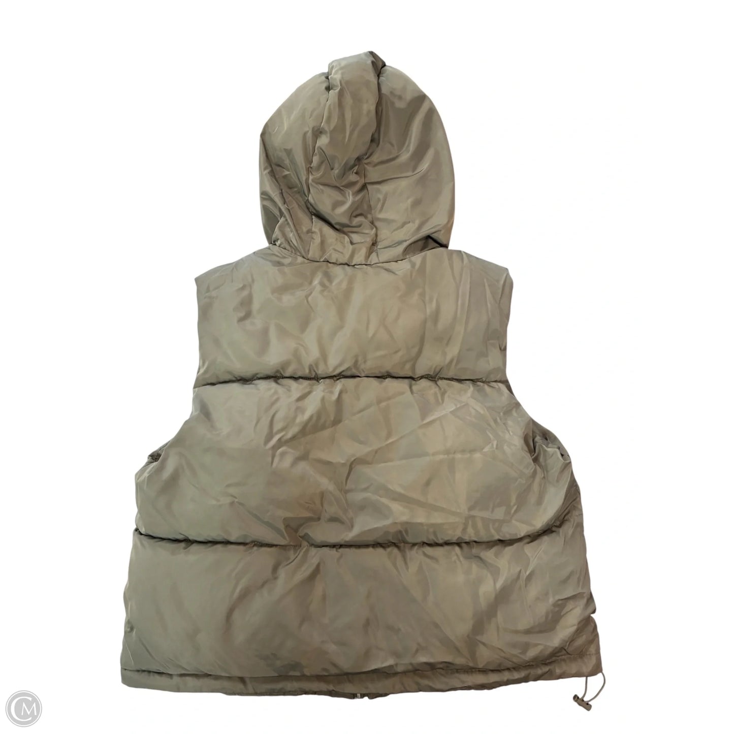 Vest Puffer & Quilted By Clothes Mentor In Green, Size: L