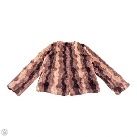 Jacket Faux Fur & Sherpa By Sam Edelman In Purple, Size: L