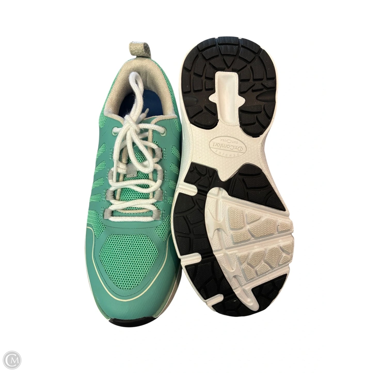 Shoes Athletic By Clothes Mentor In Green, Size: 9.5