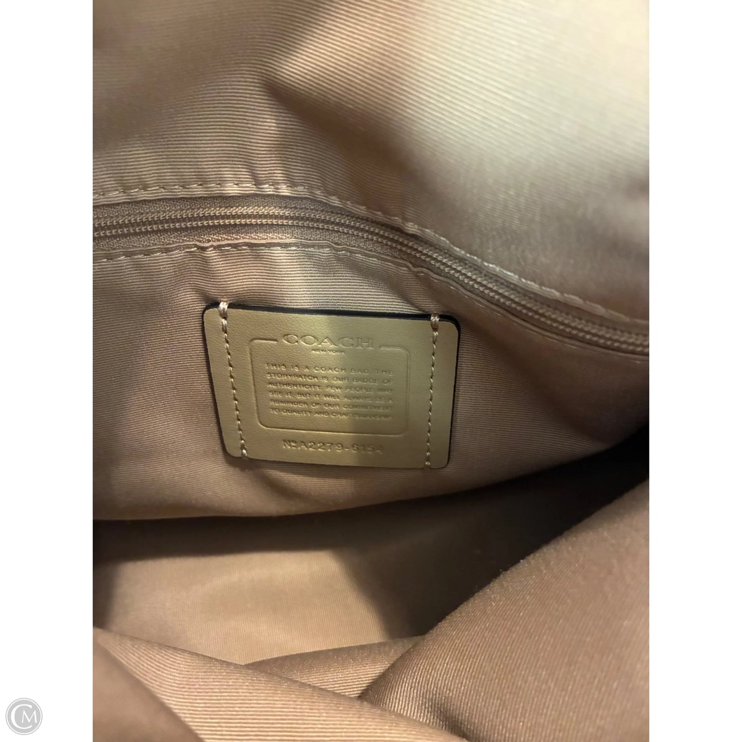 Handbag Designer By Coach, Size: Medium