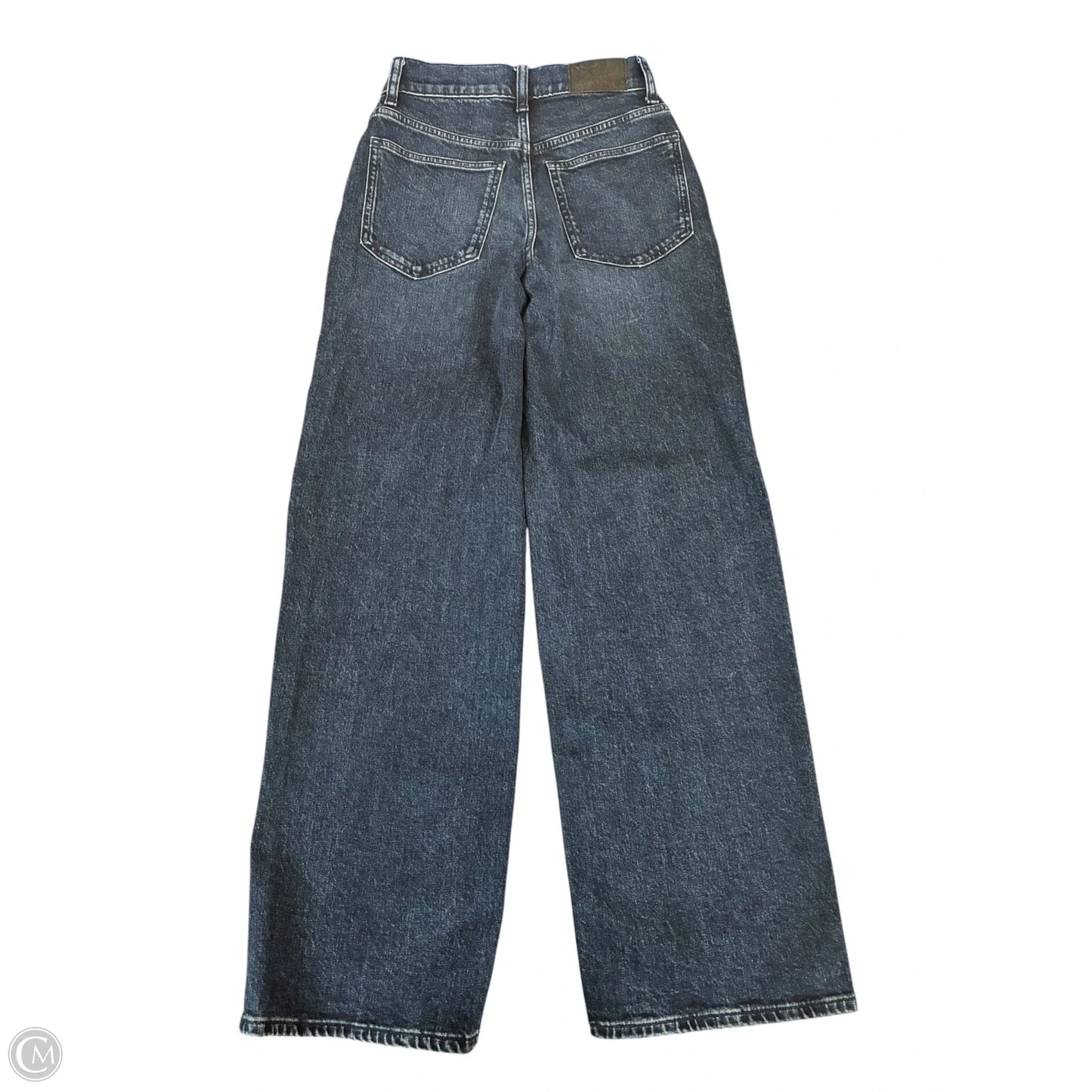Jeans Wide Leg By Madewell In Blue Denim, Size: 2