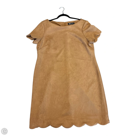 Dress Casual Short By Anne Klein In Tan, Size: Xl