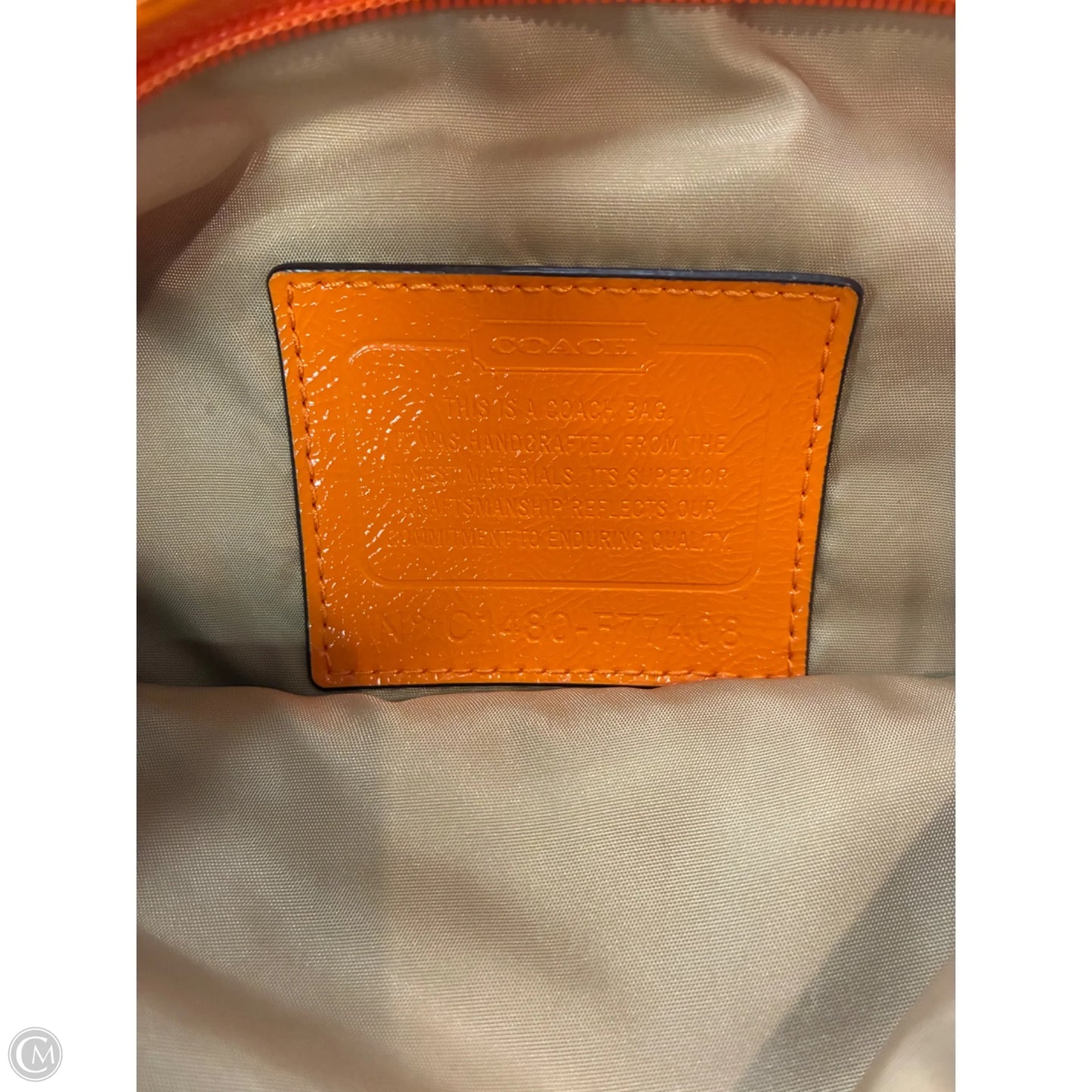 Crossbody Designer By Coach, Size: Small