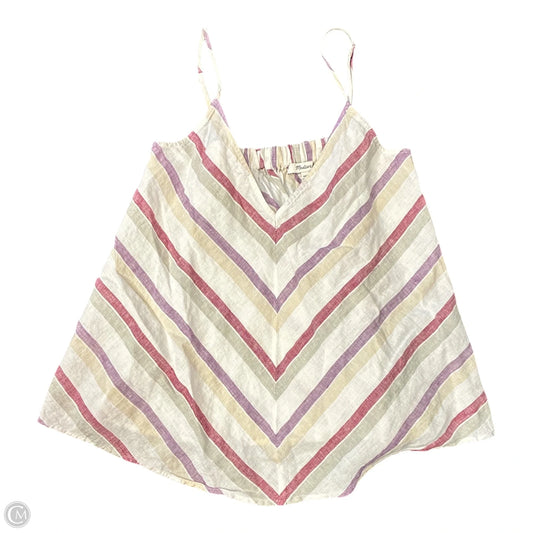 Blouse Sleeveless By Madewell In Multi-colored, Size: Xxs