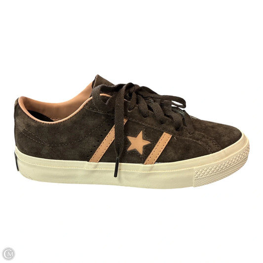 Shoes Sneakers By Converse In Brown & Cream, Size: 6