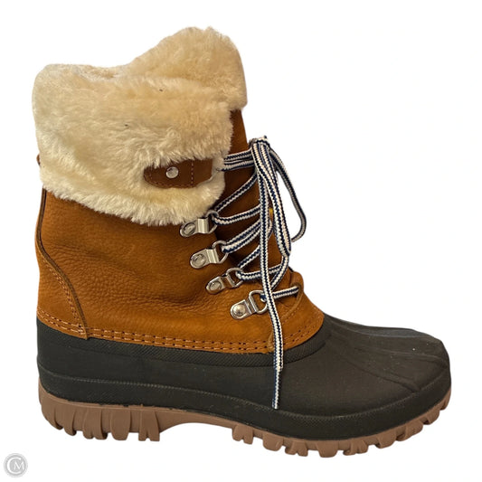 Boots Snow By J. Crew In Cream & Tan, Size: 7